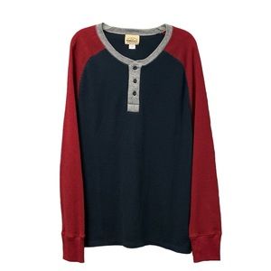 Roebuck & Co. Men’s Color-Block Long Sleeve Sweatshirt Size Large